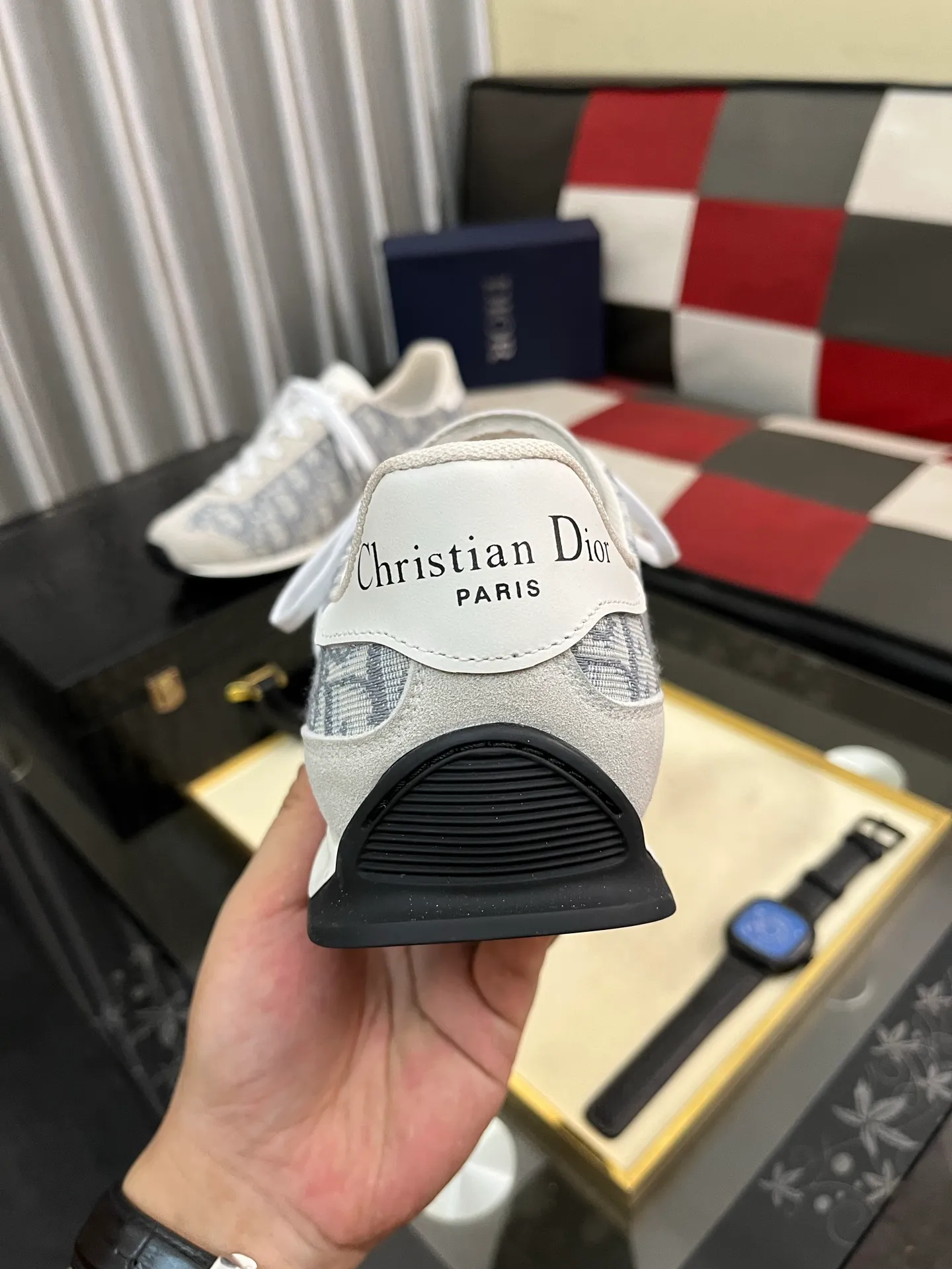 Men's shoes 💰420⌚️⌚️[Dior] Dior couple's style, new casual style launched in Hong Kong counters. Official website 1:1 production. Original Italian materials. Designed by European and American masters. Perfect shape to create counter quality. Solid color rubber wear-resistant outsole and classic dazzling head! Super versatile and very comfortable. High-end without losing taste, fashionable and novel! ! Absolute focus! Code number: 36-448️⃣Colors available